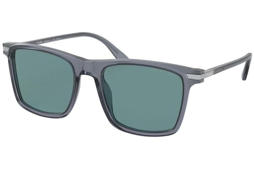 Zonnebril Prada PR19XS 01G04D Polarized Vierkant Grijs