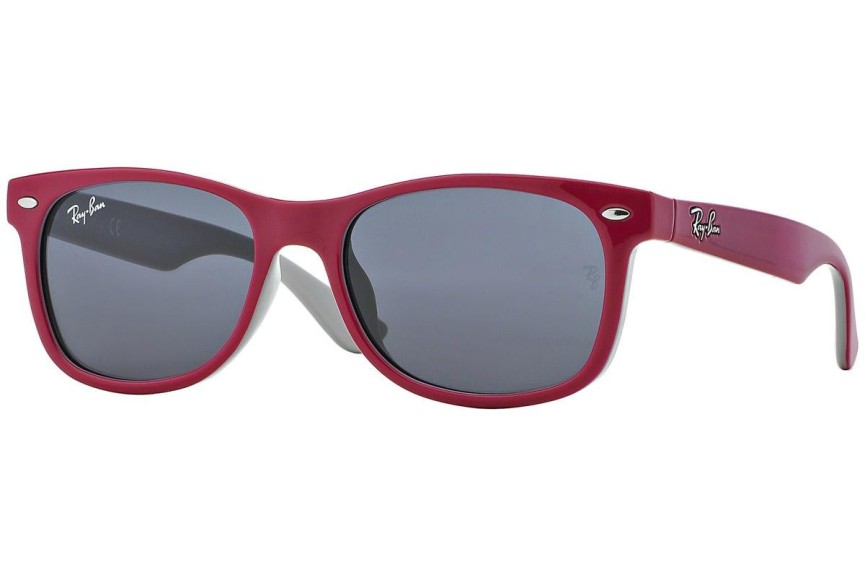 Zonnebril Ray-Ban Junior New Wayfarer Junior RJ9052S 177/87 Vierkant Rood