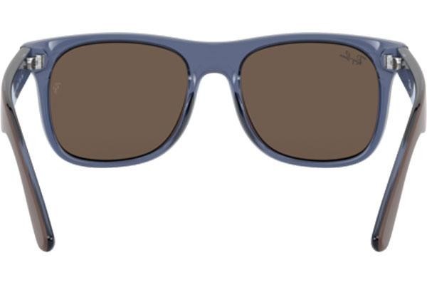 Zonnebril Ray-Ban Junior Junior Justin RJ9069S 706873 Vierkant Blauw