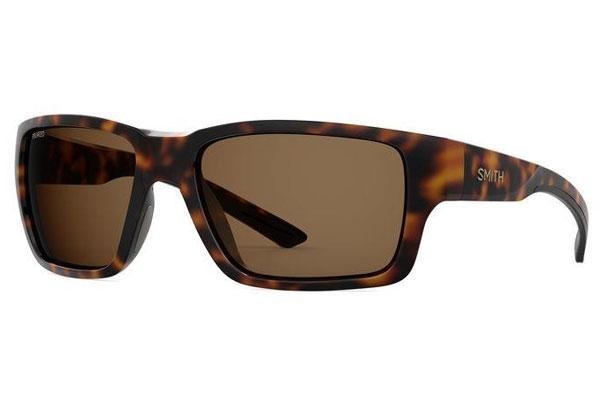 Zonnebril Smith OUTBACK 086/SP Polarized Rechthoekige Havana