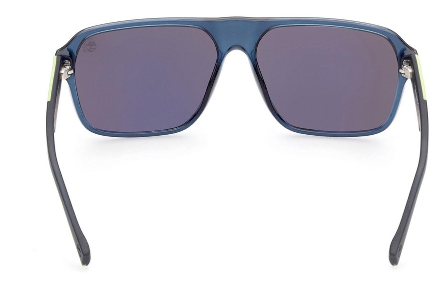 Zonnebril Timberland TB9254 90D Polarized Rechthoekige Blauw