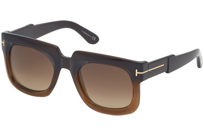 Zonnebril Tom Ford FT0729 48F Vierkant Bruin