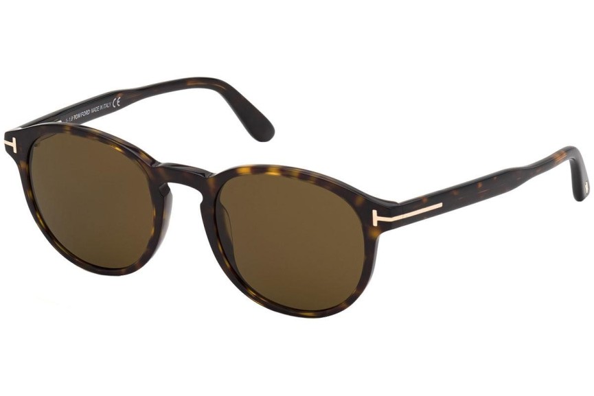 Zonnebril Tom Ford FT0834 52J Ronde Havana