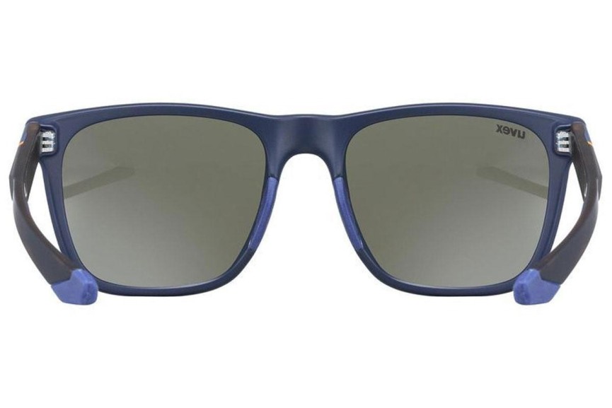 Zonnebril uvex lgl 42 Blue Mat / Havana S3 Vierkant Blauw