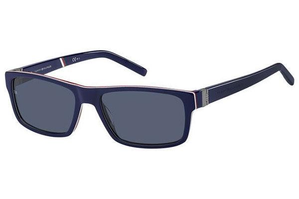 Zonnebril Tommy Hilfiger TH1798/S PJP/KU Rechthoekige Blauw