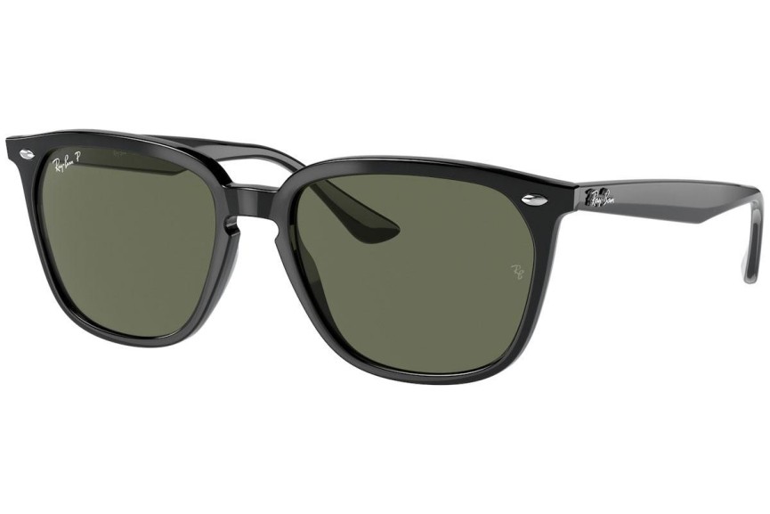 Zonnebril Ray-Ban RB4362 601/9A Polarized Vierkant Zwart