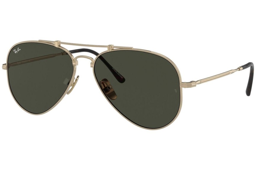 Zonnebril Ray-Ban Titanium Titanium Collection RB8125 913658 Pilot Goud