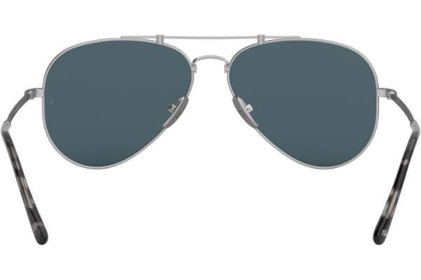 Zonnebril Ray-Ban Titanium Titanium Collection RB8125M 9165 Pilot Zilver