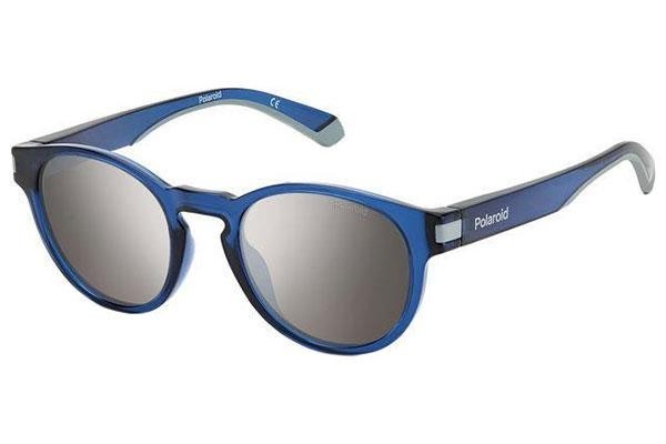 Zonnebril Polaroid PLD2124/S XW0/EX Polarized Ronde Blauw