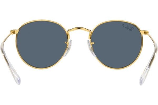 Zonnebril Ray-Ban Junior Round Junior RJ9547S 286/2V Polarized Ronde Goud