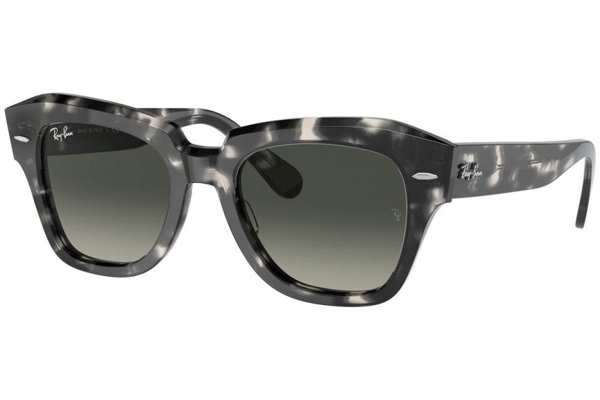 Zonnebril Ray-Ban State Street RB2186 133371 Vierkant Grijs