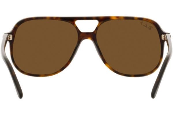 Zonnebril Ray-Ban Bill RB2198 902/57 Polarized Vierkant Havana