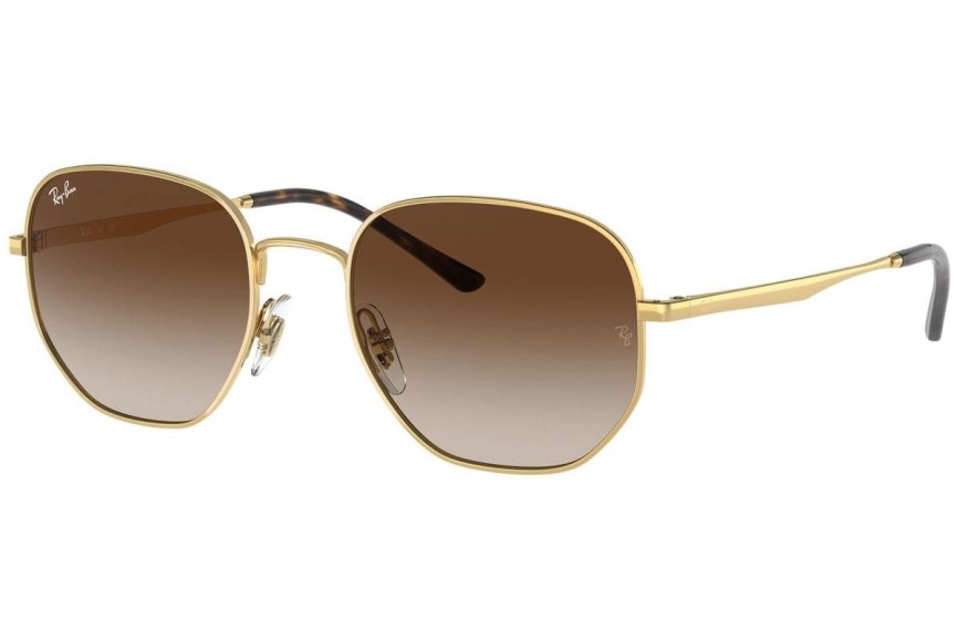 Zonnebril Ray-Ban RB3682 001/13 Vierkant Goud