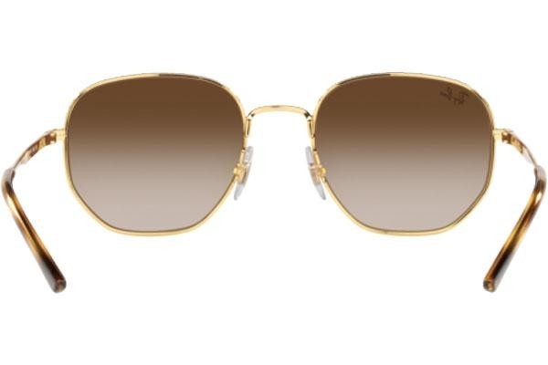 Zonnebril Ray-Ban RB3682 001/13 Vierkant Goud