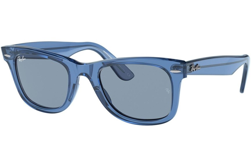 Zonnebril Ray-Ban Wayfarer RB2140 658756 Vierkant Blauw