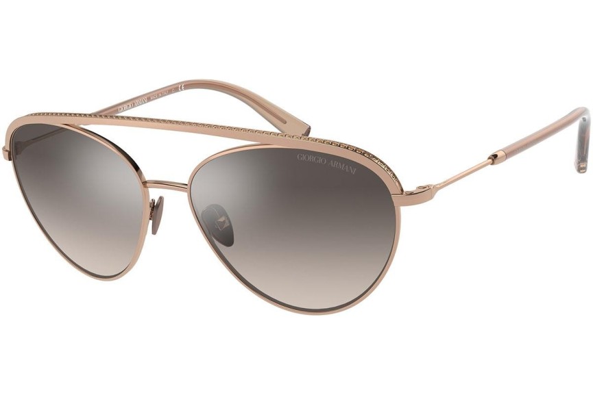 Zonnebril Giorgio Armani AR6127B 30116I Pilot Goud