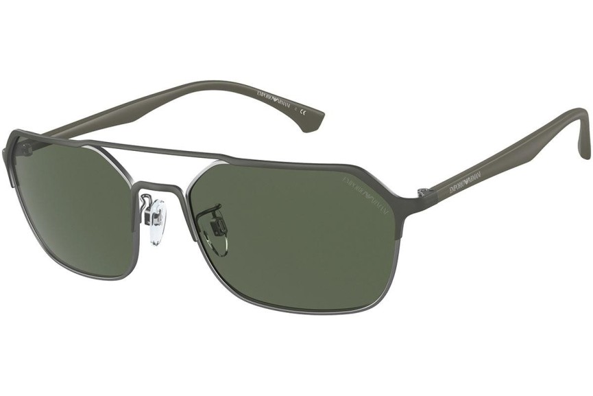 Zonnebril Emporio Armani EA2119 314471 Rechthoekige Groen