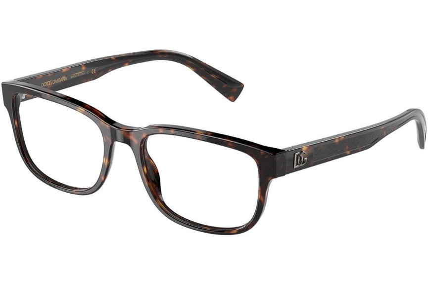 Brillen Dolce & Gabbana DG3341 502 Rechthoekige Havana