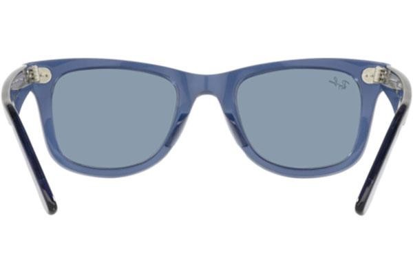 Zonnebril Ray-Ban Wayfarer RB2140 658756 Vierkant Blauw