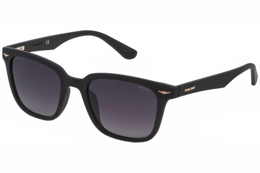 Zonnebril Police Gator 1 SPLE01 U28P Polarized Vierkant Zwart