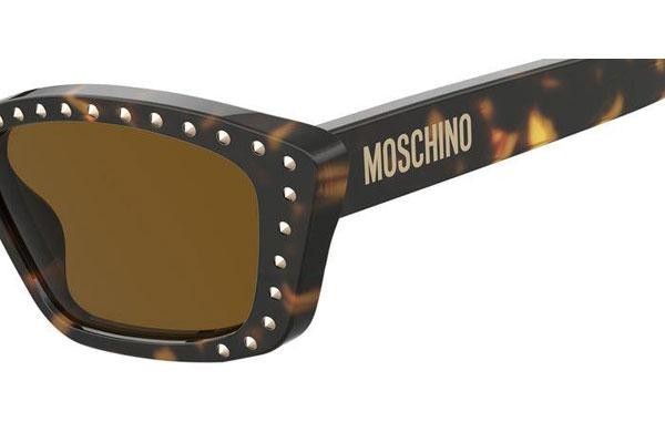 Zonnebril Moschino MOS091/S 086/70 Cat Eye Havana