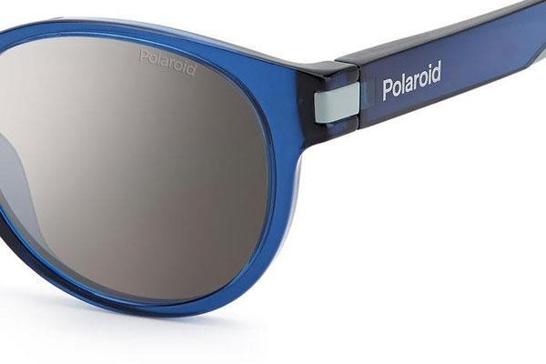 Zonnebril Polaroid PLD2124/S XW0/EX Polarized Ronde Blauw