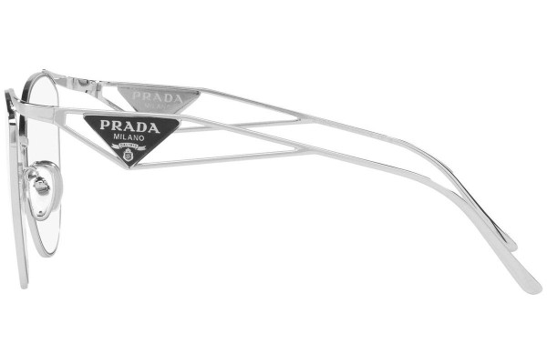 Zonnebril Prada PR50ZS 1BC08N Cat Eye Zilver