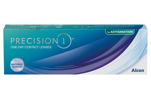 Contactlenzen Dagelijks Precision1 voor Astigmatisme (30 lenzen)