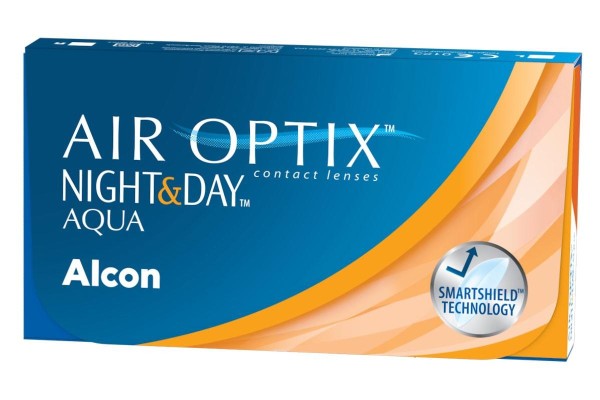 Maandelijks Air Optix Night and Day Aqua (6 lenzen)