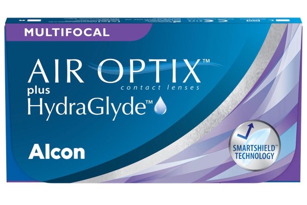 Contactlenzen Maandelijks Air Optix plus HydraGlyde Multifocaal (6 lenzen)