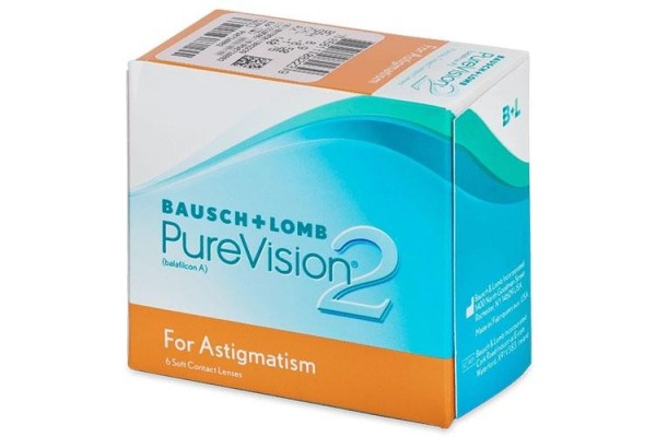 Maandelijks PureVision2 for Astigmatism (6 lenzen)