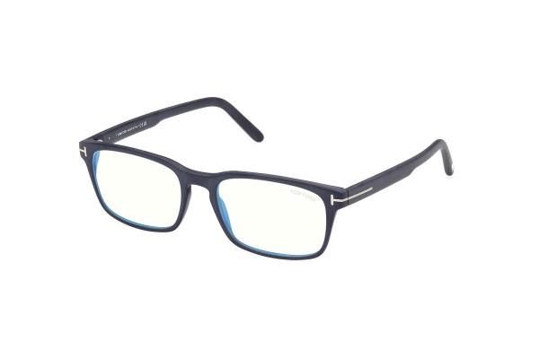 Brillen Tom Ford FT5938-B 091 Vierkant Blauw