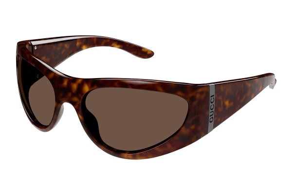 Zonnebril Gucci GG1575S 002 Rechthoekige Havana