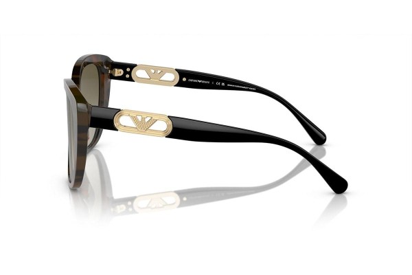 Zonnebril Emporio Armani EA4214U 60608E Cat Eye Havana