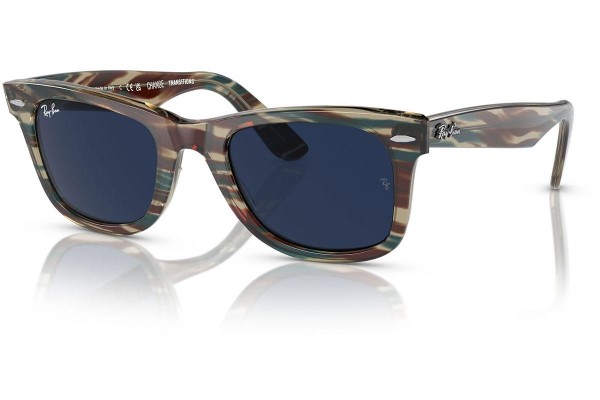 Zonnebril Ray-Ban Wayfarer Change Collection RB2140 1387GG Vierkant Bruin