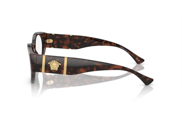 Brillen Versace VE3345 5429 Ovaal Havana