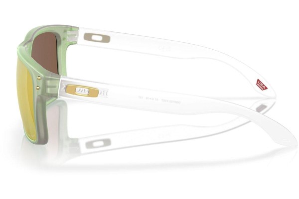 Zonnebril Oakley Holbrook OO9102 9102Y0 Polarized Vierkant Groen