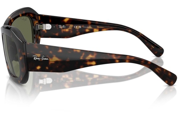 Zonnebril Ray-Ban RB2212 902/58 Polarized Ovaal Havana