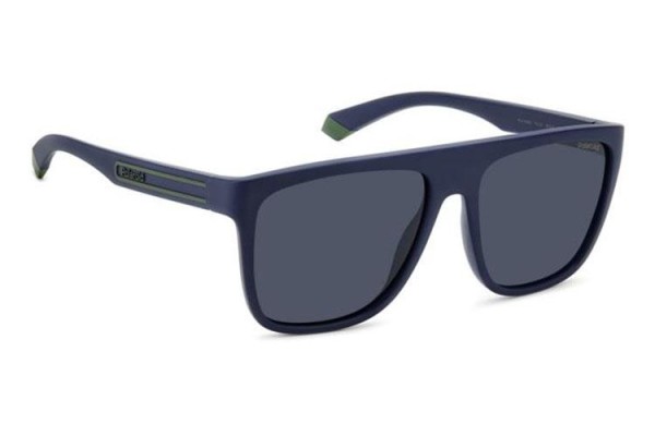 Zonnebril Polaroid PLD2162/S FLL/C3 Polarized Flat Top Blauw