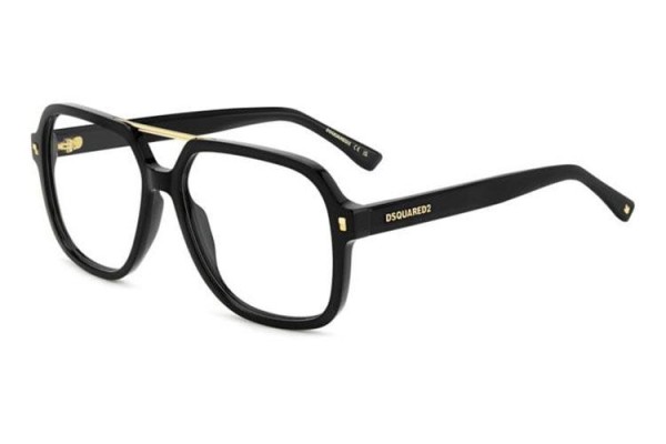 Brillen Dsquared2 D20145 807 Rechthoekige Zwart