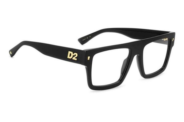 Brillen Dsquared2 D20147 807 Flat Top Zwart