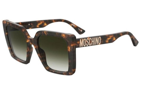 Zonnebril Moschino MOS172/S 086/9K Vierkant Havana