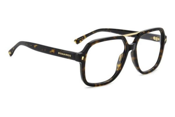 Brillen Dsquared2 D20145 086 Rechthoekige Havana