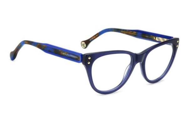 Brillen Carolina Herrera HER0256 PJP Cat Eye Blauw