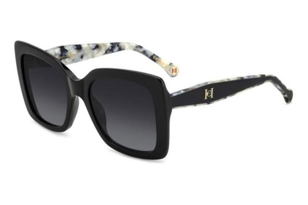 Zonnebril Carolina Herrera HER0258/G/S 807/9O Vierkant Zwart