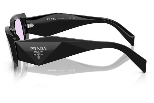 Zonnebril Prada PR17WS 16K40J Rechthoekige Zwart