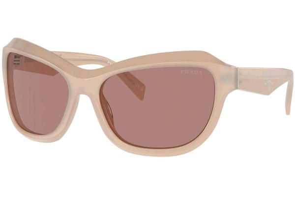 Zonnebril Prada PRA27SF 19R10D Cat Eye Beige