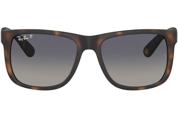 Zonnebril Ray-Ban Justin RB4165 865/8S Polarized Vierkant Havana