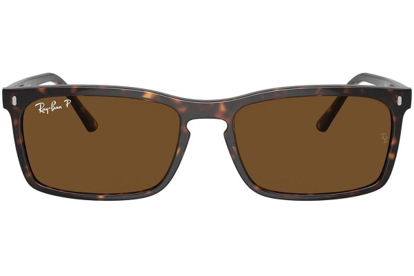 Zonnebril Ray-Ban RB4435 902/57 Polarized Rechthoekige Havana