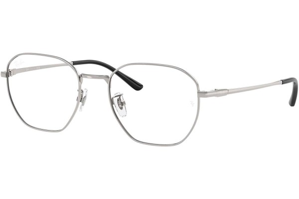 Brillen Ray-Ban RX8777D 1002 Rechthoekige Zilver